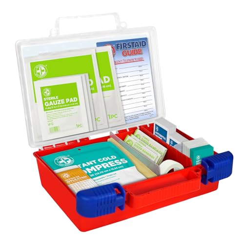 Be Smart Get Prepared 180 Piece First Aid Kit: Clean, Treat, Protect Minor Cuts, Scrapes. Home, Office, Car, School, Business, Travel, Emergency, Survival, Hunting, Outdoor, Camping & Sports, FSA HSA - Image 3