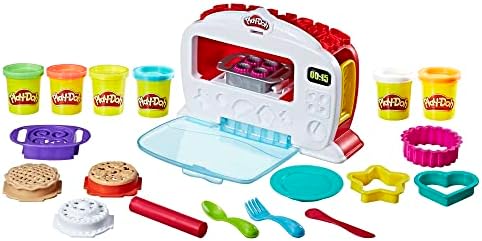 Play-Doh Kitchen Creations Magical Oven Play Food Set for Kids 3 Years and Up with Lights, Sounds, and 6 Colors (Amazon Exclusive)