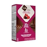 NuGo Slim Dark Chocolate Raspberry Truffle, 17g Protein, 2g Sugar, 7g Fiber, 160 Calories, Low Net C