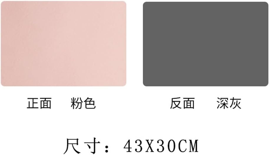 Leather Placemat Household Double-Sided Rectangular Insulated Placemat Restaurant Hotel Western