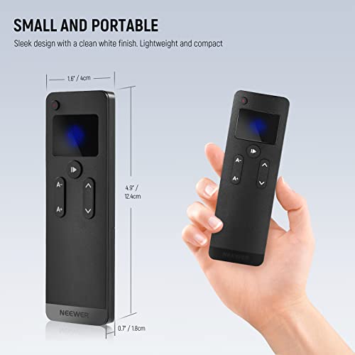 Neewer Remote Control Rt111 For Neewer Teleprompter App, Upgraded With Direct Bluetooth Connection And Silent Button, Compatible With Ios Android Smartphone & Tablet For X1 Pro X14 Pro X17 And More #TOP7