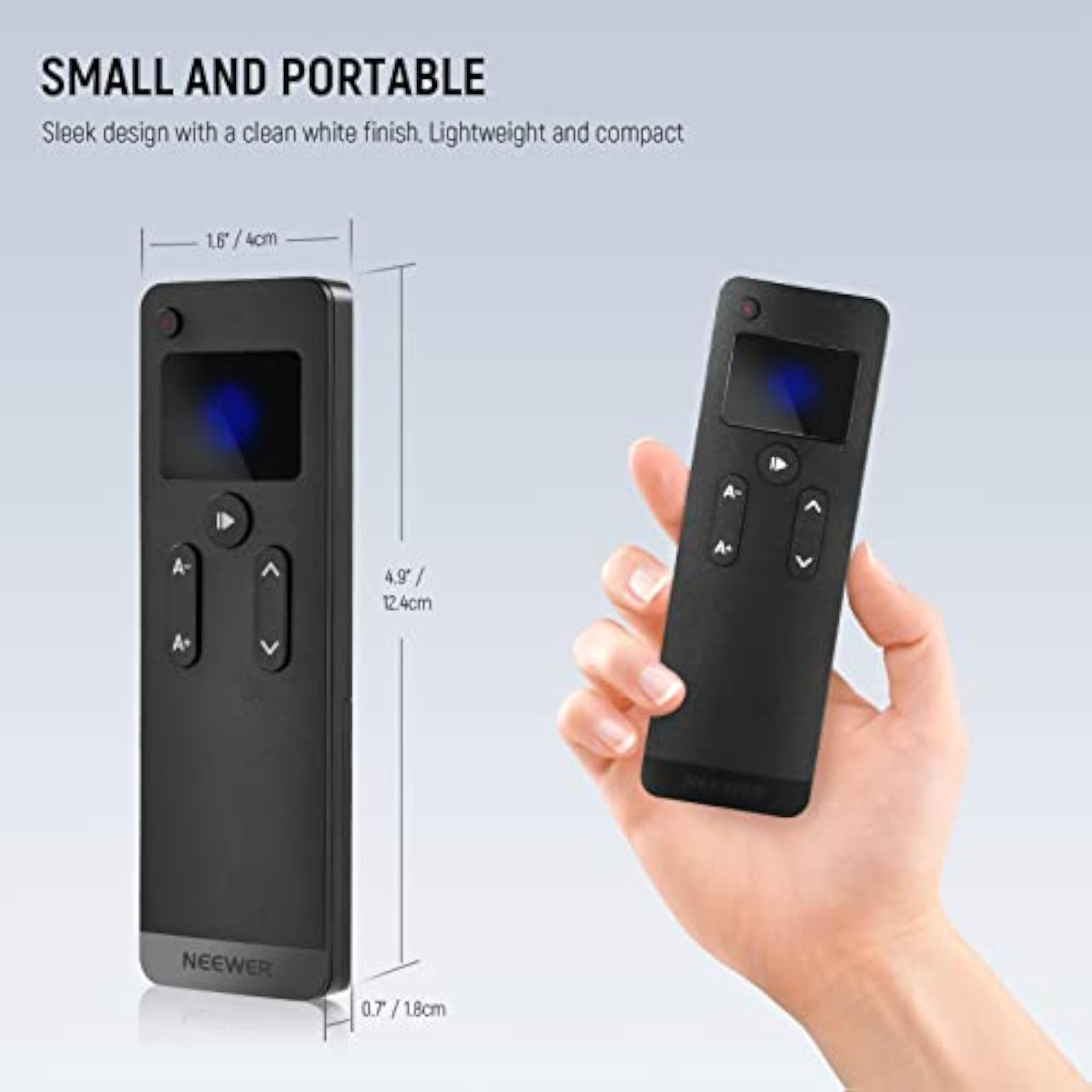 Remote Control for Teleprompter App with Bluetooth Connection