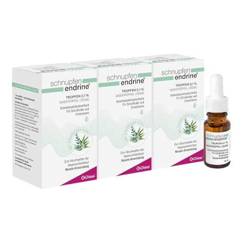 schnupfen endrine Tropfen 0 1% 3x10 ml