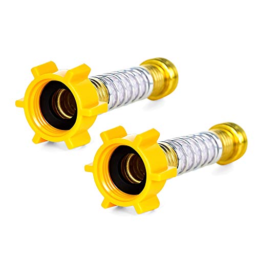 Flexible Hose Protector-Eliminates Hose Crimping and Straining at Faucets and Water Connections, Creates Hose Flexibility (22703) - 22703-A (2 Pack)