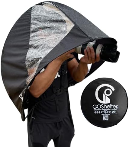 Wearable Hands‑Free Rain Canopy — Packable Pop‑Up Rain Shell for ...