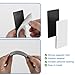 Magnetic Strips with Adhesive Backing, Strong Magnetic Tape Flat Rubber Magnet Strip, Sticky Magnet Strips for Most Surfaces, Refrigerator Whiteboard Dry Erase Board (80 x 45 x 2 mm, 5 pcs)