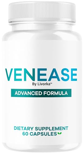 Venease Capsules - Official Venease Pills Premium Supplement Support Advanced Formula All Natural for Vein Wellness & Health Multivitamin Pure Formula Reviews, 60 Capsules for 1 Month