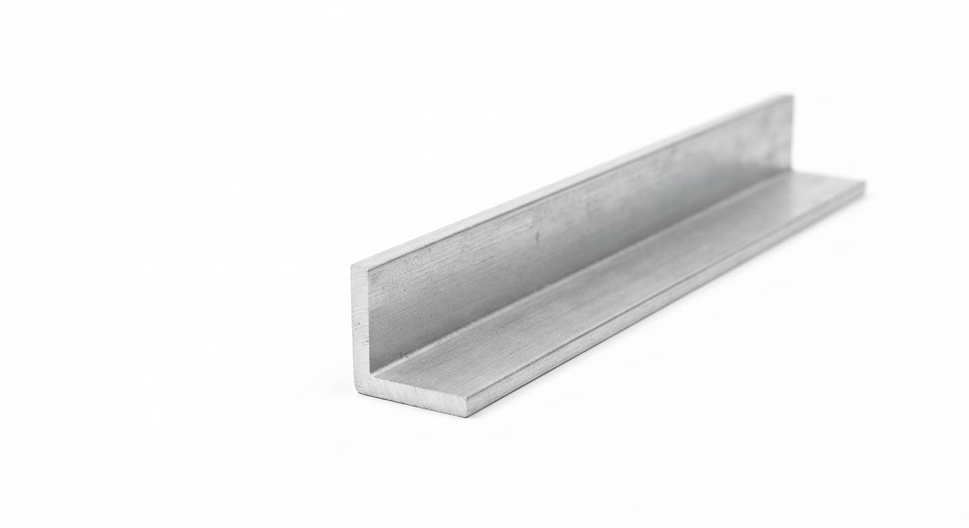 Aluminiowy profil kątowy 20 x 20 x 2 mm – profil L surowy, lekki i stabilny, wyprodukowany w UE – do modelarstwa, mebli, DIY, techniki i rozbudowy wnętrz