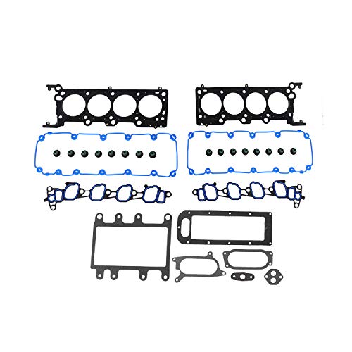 Image of DNJ HGS4175 Engine Cylinder Head Gasket Set, Complete Head Repair Kit for 1999-2000 Ford F-150 5.4L V8 16V SOHC 330cid