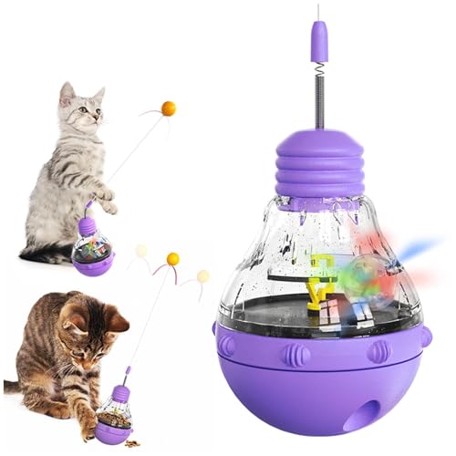 Brinquedo dispensador de guloseimas, Bola de deleite interativa para distribuição de alimentos com i