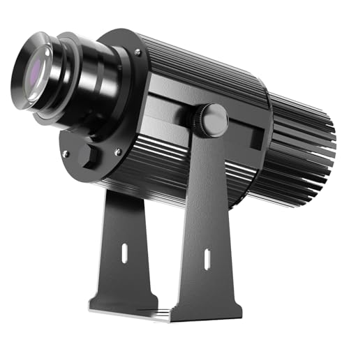 Logo Projektor Lichter Benutzerdefinierte GOBO Projektoren für Store Business Wall Outdoor Wasserdicht für Shop Werbung Hochzeit (Schwarz, 35W)