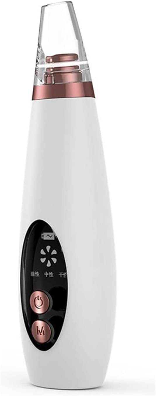 ESHINEDE Extracteur de Points Noirs, 3 Modes de Nettoyage électrique des Pores, Outil d'élimination des Points Noirs avec 4 sondes d'aspiration, élimination sous Vide des Pores