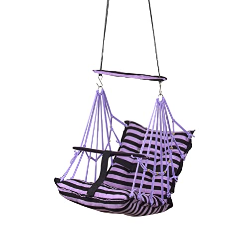 Image of Cotton Swing Chair for Kids Baby's Children Folding and Washable1-3 Years with Safety Belt /Home,Garden Jhula for Babies|Swing for Kids | Seat and Back Side 16x16 inch