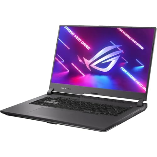 Image of ASUS ROG Strix G17 Gaming Laptop, 17.3 inch 144Hz IPS FHD Display, NVIDIA GeForce RTX 4050 GPU, AMD Ryzen 9 7940HX Processor, 16GB DDR5 RAM, 512GB SSD, RGB Keyboard, Windows 11