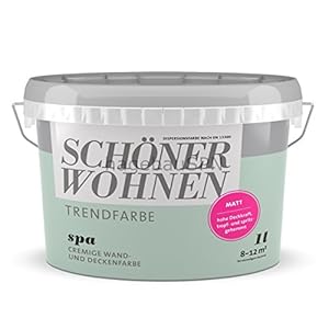 Schöner Wohnen Trendfarbe Spa Wandfarbe 2,5L