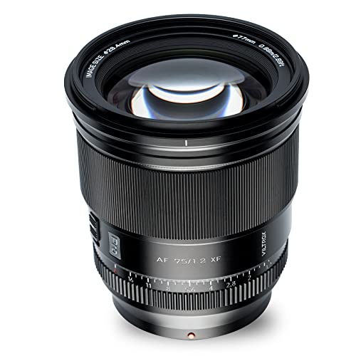 Amazon.co.jp: VILTROX 単焦点レンズ AF 75mm F1.2 XF 単焦点中