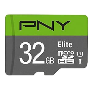 PNY Elite Class 10 U1 – Tarjeta de memoria flash microSDHC de 32 GB, lectura de 100 MB/s, clase 10, U1, Full HD, UHS-I, Micro SD (paquete de 1)