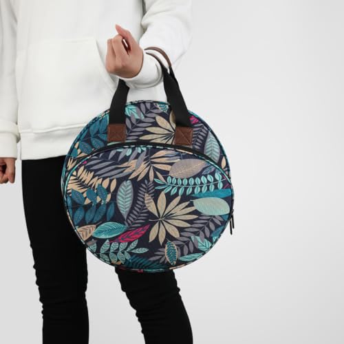 Bolsa de herramientas para bordado con compartimento elástico frontal 7