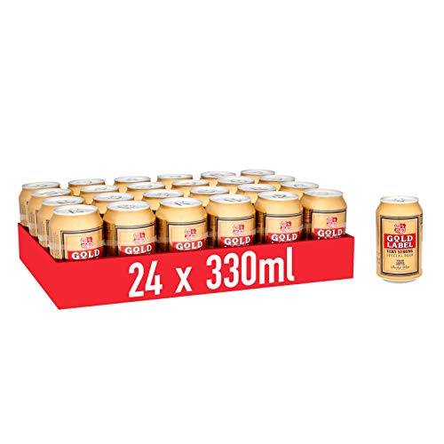 Gold Label Very Strong Special Beer Cans 24 x 330ml