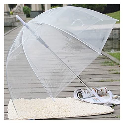 Xectes Moda transparente transparente bubble cúpula guarda -chuva ao ar livre guarda -chuvas decoraç