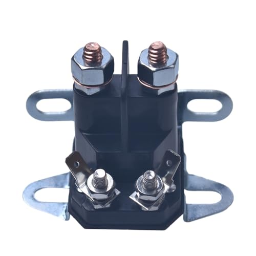 HOMEEQUIP 12V 4-Terminal 435-431 Starter Solenoid Dual Mount Fit for Exmark 52