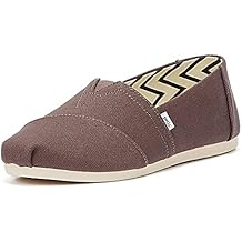TOMS Womens Alpargata Espadrille Loafer Flat, Grey, 9