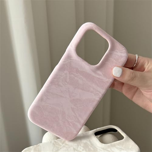 Coque en satin de soie et marbre pour iPhone 14 Pro Max en cuir souple