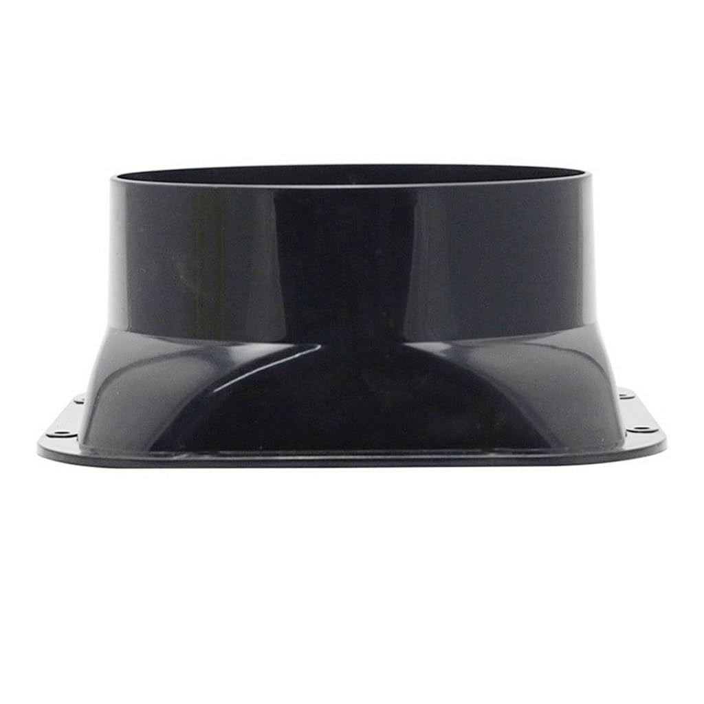 ACVACV ABS Round Pipe Flange Seat Aluminum Tube Air Ventilation, Hose Connector Exhaust Duct Fresh Air System Vent Hardware(110mm)