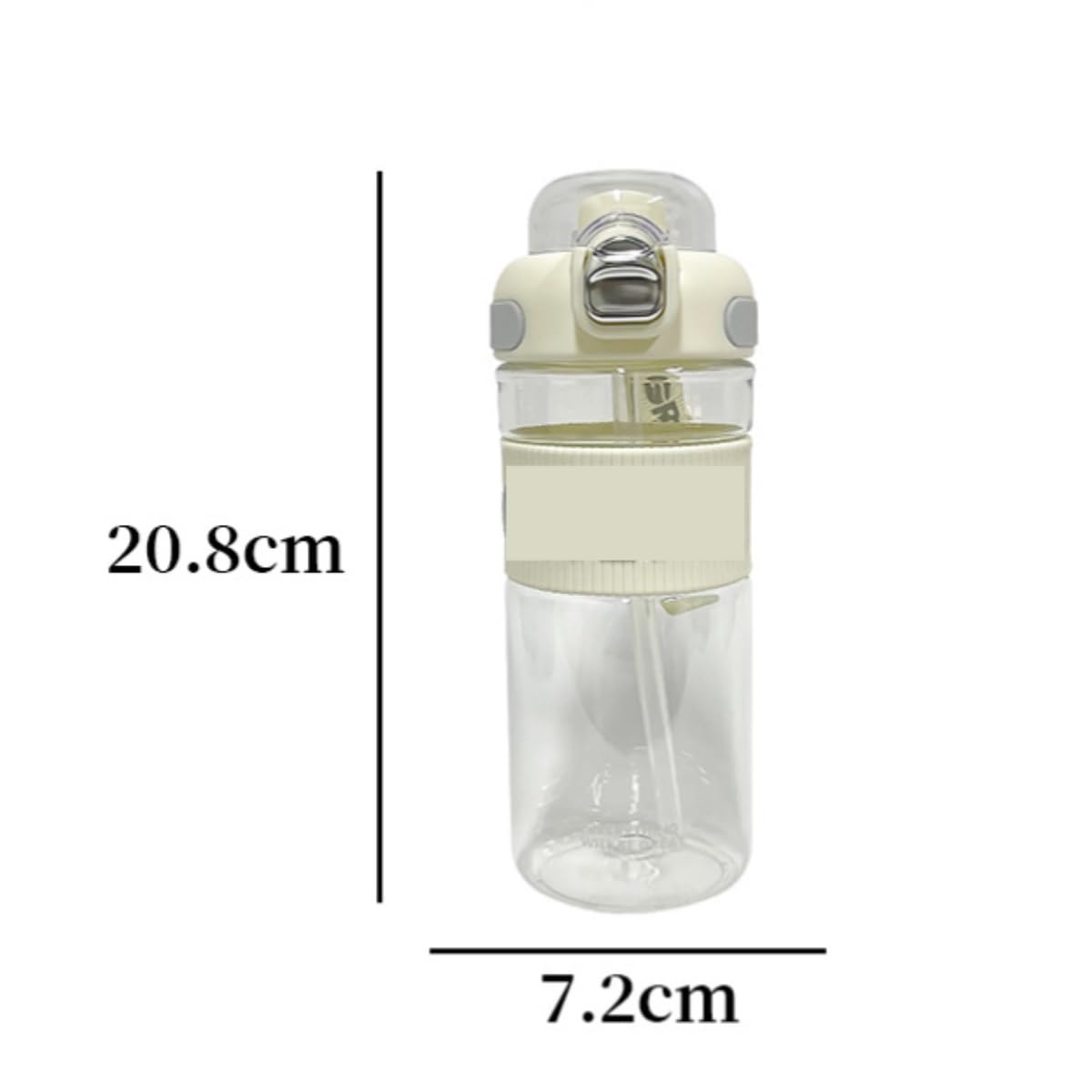 Trinkflasche Wasserflasche Einfache Buchstaben-Plastikbecher-Studenten-Sport-Wasserflasche Mit Großer Kapazität, Tragbarer Doppel-Trinkbecher Trinkflasche Fitness(Pink)