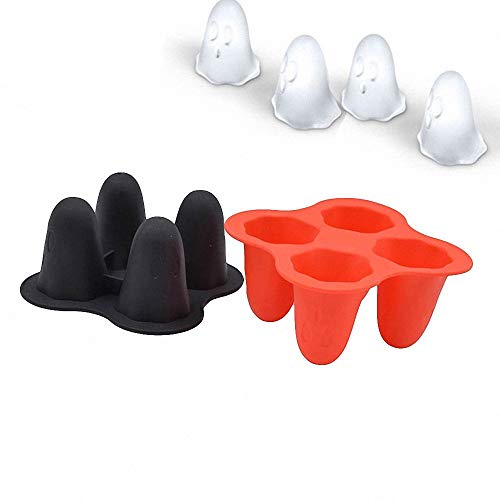Set de 3 Moldes de Hielo Fantasma de Silicona miniatura 4