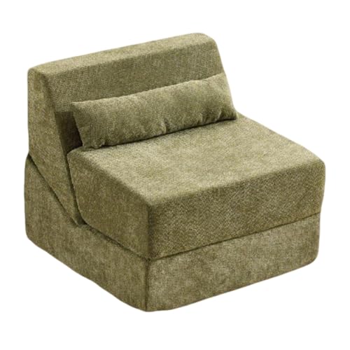 Sofá Cama Plegable Sillón Cama Individual Plegable Sofá Plegable con Función 3-en-1 Sentarse Acostarse Dormir Espuma de Alta Densidad para Salón Dormitorio C,75 * 76 * 66cm