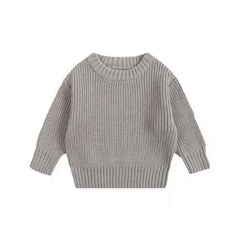 Generisch Maglione Bambini 152 Abbigliamento Casual Maglione Bambino Ragazzi Ragazze Caldo Morbido Top Pacchetto Zaino, grigio., 4-5 Anni