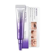 Retinol Volume Eyebag Cream 10ml / 0.33 Fl Oz for Puffy Under Eyes&Fine Lines, Korean Eye Care for Dry Tired-Looking Under Eye Area, Lightweight Hydrating Cream with Peptides and Collagen