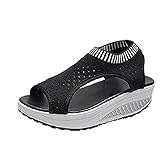 Women Wedge Heel Sandals Orthopedic Comfy Chic Slope Platform Gladiator Outdoor Casual Hollow Sandal Shoes