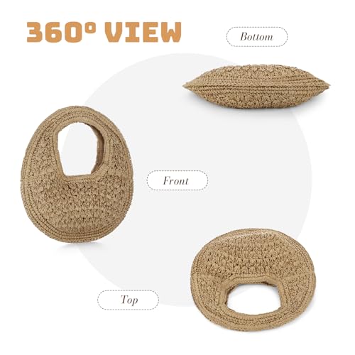 Bolso Clutch de Paja para Mujer GOKTOW 2026 miniatura 6