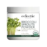 Eclectic Herb - Broccoli Sprouts Powder Nutritional Supplement | Vitamins + Minerals | Antioxidants & Immune | Superfood Powder + Daily Greens Drink Mix | USDA Organic, Non-GMO, Vegan (4.3 oz | 122 g)