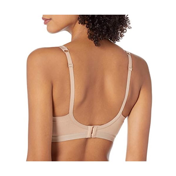 Warner's womens Easy Does It Underarm Smoothing With Seamless Stretch Wireless Lightly Lined Comfort Rm3911a Bra, Toasted Almond, Medium US