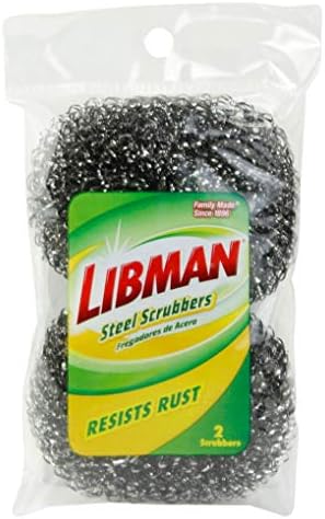 Libman Steel Scrubbers, Pack of 2 image 3
