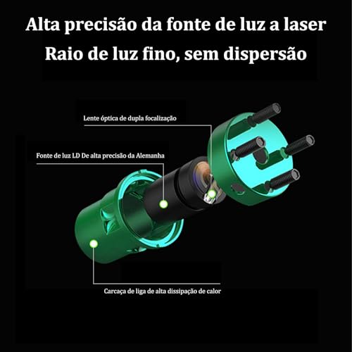 Nível Laser 12 Linhas 2 Baterias De 8000mAh Alcance D Medição De 10m Controle Remoto Caixa De Ferram
