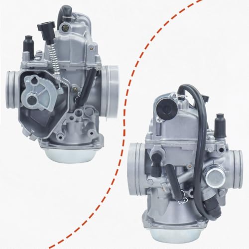 Image of 16100-HM5-671 Carburetor Replaces For Honda 16100-HC4-013 Compatible For Model TRX300 FOURTRAX TRX300FW 1988-2000 with Air Cleaner Oil Filter Repair Kit