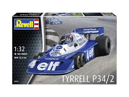 Kit modelo plástico Revell Tyrrel P34/2 1:32 miniatura 2