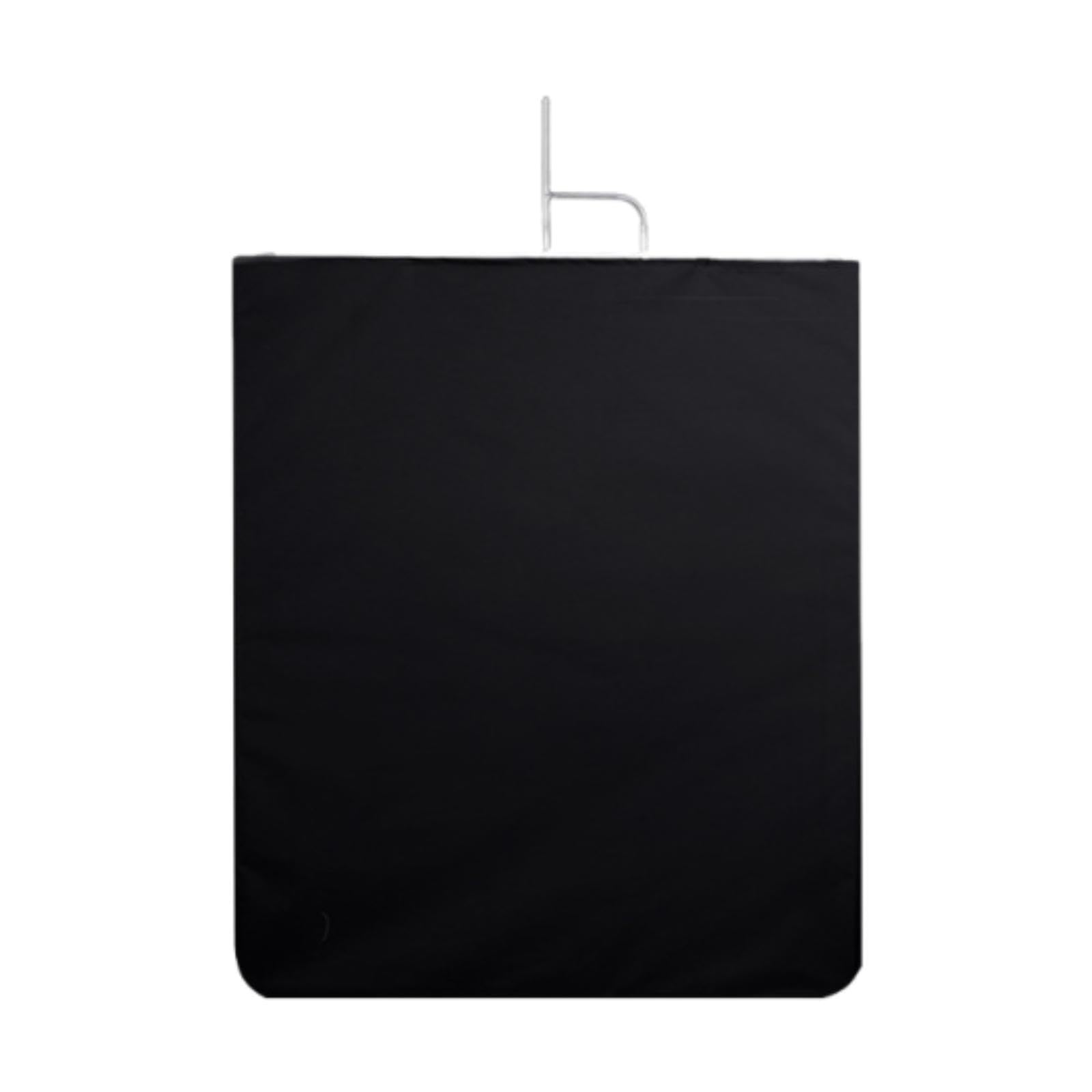 Marco de Bandera para fotografía, Tela Suave y Ligera, Profesional, reemplaza Acero Inoxidable con Tela Negra.