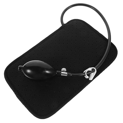 BCOATH Inflatable Traction Gasket Sport Accessories Car Gadgets Car Accessories Daily Use Lumbar Pad Washable Travel Pillow Inflatable Pillow Wear-Resistant Waist Pad Lower Back Pp Black