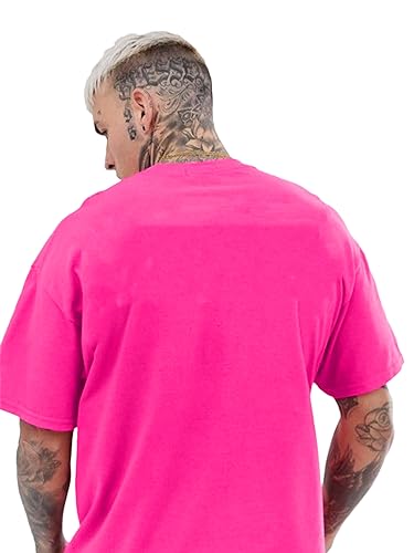 Image of LEOTUDE Men's Cotton Oversized Fit T-Shirt