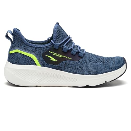 Image of ASIAN Men HIGHWAY-02 Running and Casual wear Running Shoes with Laces, Lightweight and Comfortable Shoes with Upper Fabric and Phylon Sole for Men & Boys