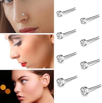 Yolev 60 Stks Neus Studs Voor Vrouwen Rvs