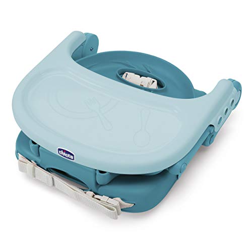 Chicco Pocket Snack Assento Elevatório para Alimentação, Azul (Hydra), da 6 meses