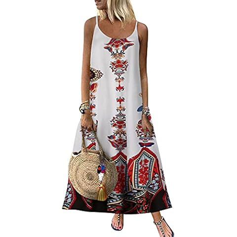 JUNGE Vestido Mujer Algodón Spandex Poliéster Cover