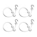 The Better Bungee 4PKS18GW Polyurethane Bungee Strap with Galvanized Hooks (4 Pack), 18", White