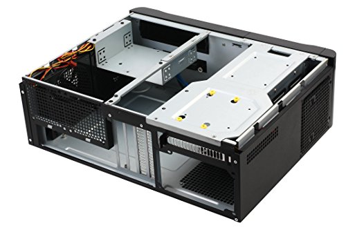 SilverStone SST-GD06B - Gabinete para PC Micro ATX Grandia HTPC, Alto flujo de aire silencioso, 2 bahías hot swap de 3.5 pulgadas, con cerradura, negro miniatura 6
